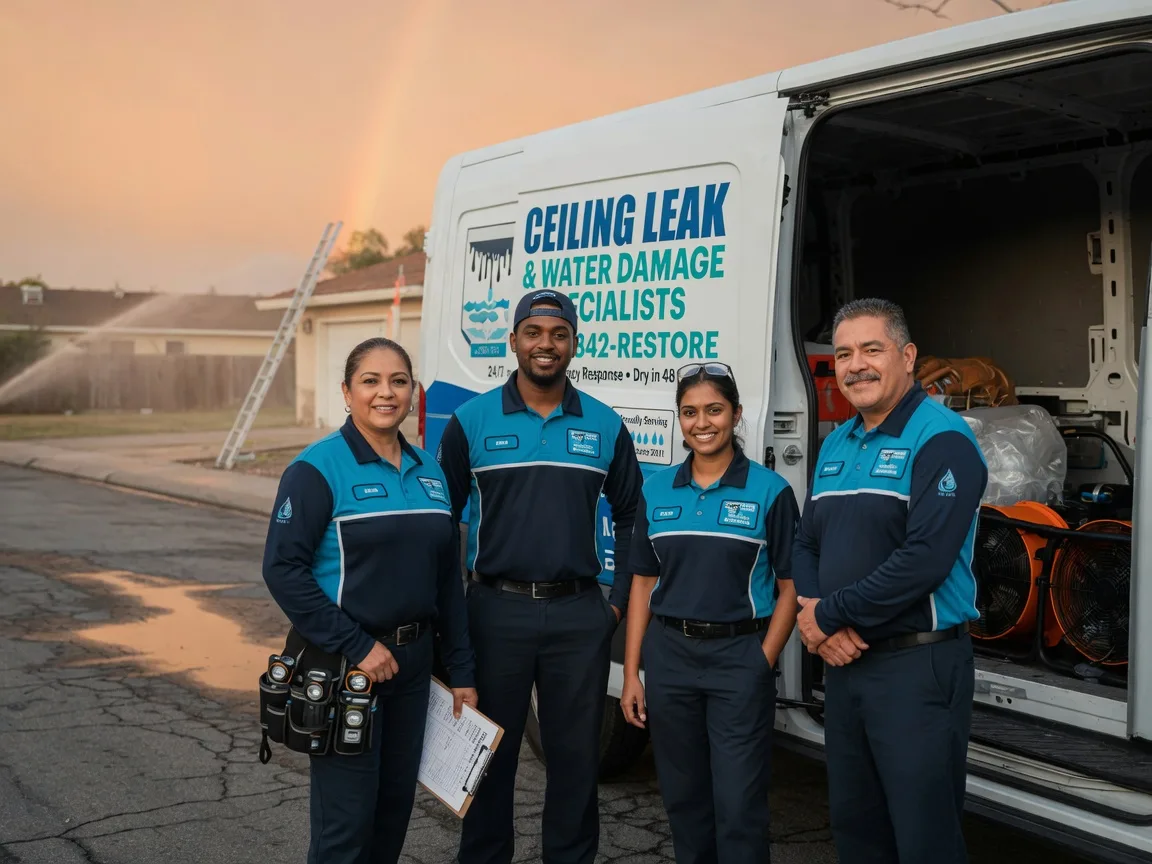 Ceiling Leak Cleanup company in Windsor, CA